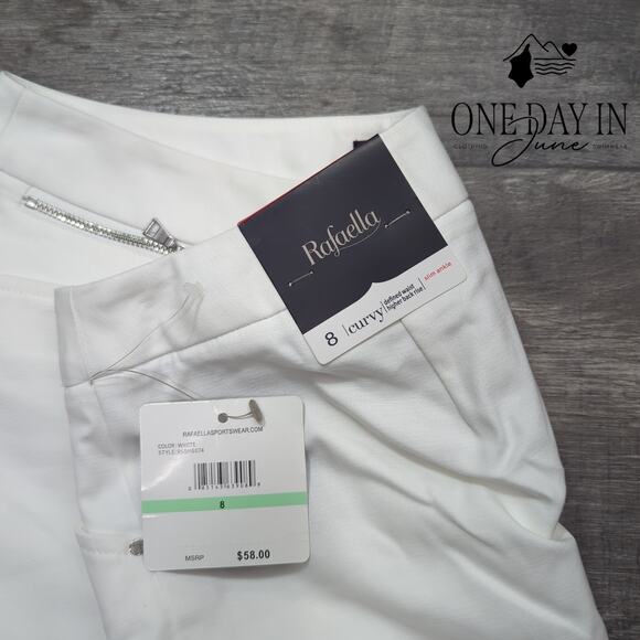 Rafaella Slim Ankle Pants Size 8 - Picture 2 of 6